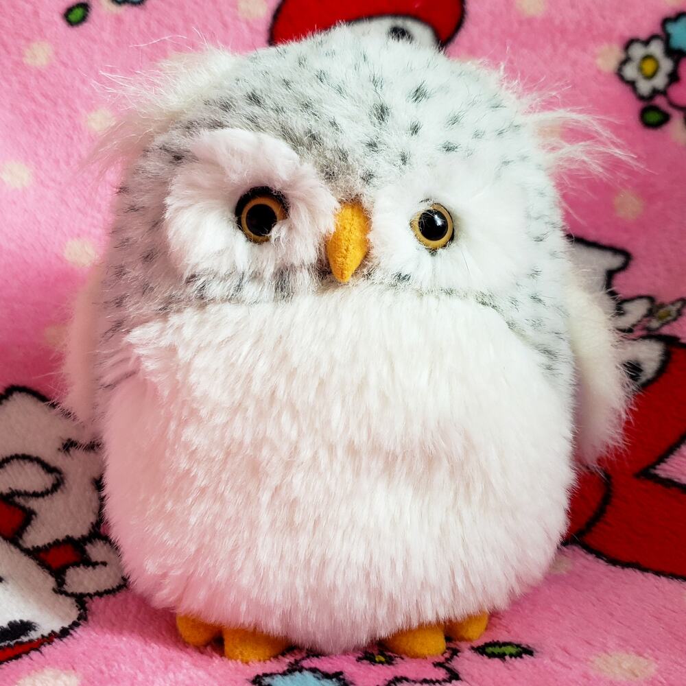 Vintage 1990s Russ Berrie Whoots Snowy Owl Plush